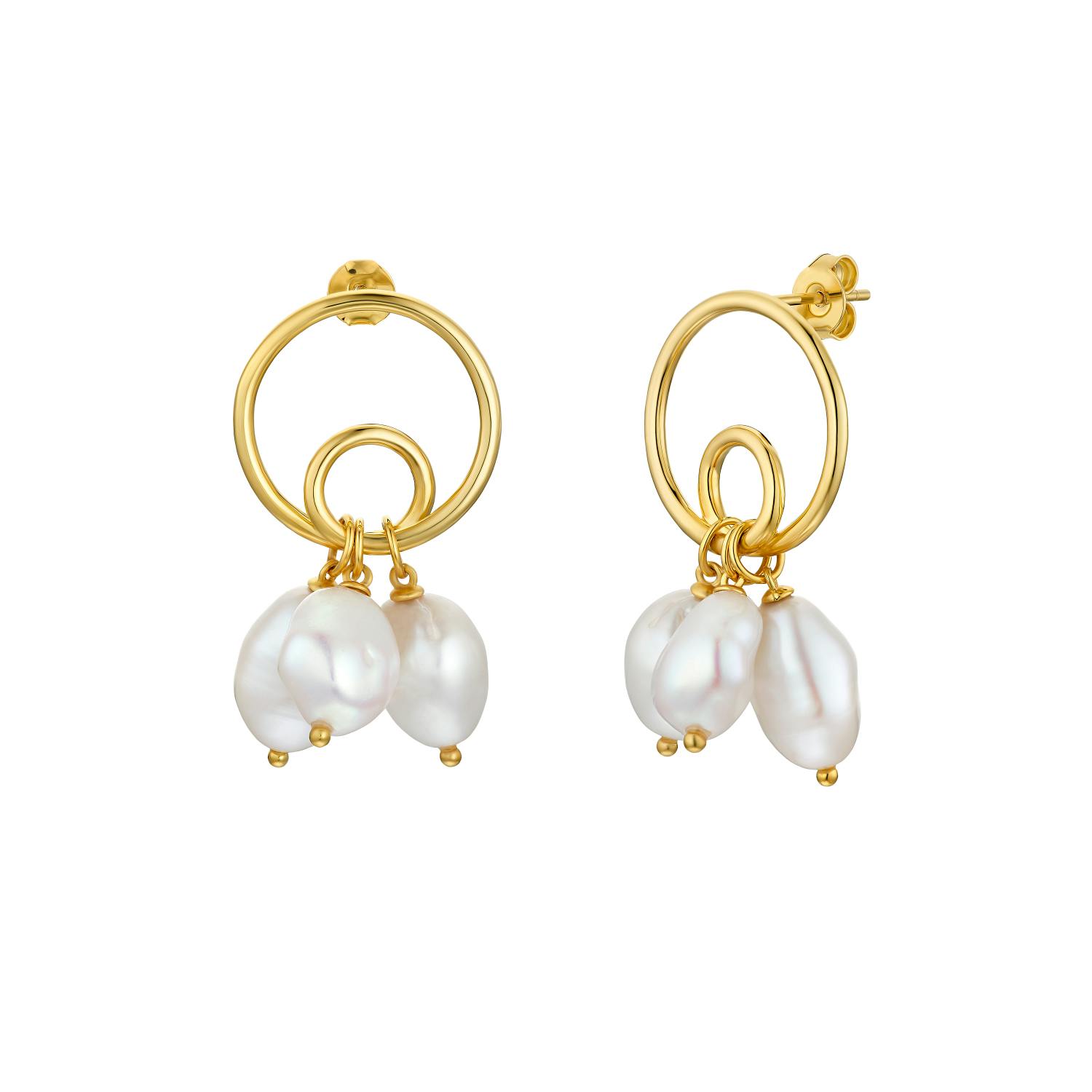 Irregular Pearl Creolen Irregular Pearl Creolen