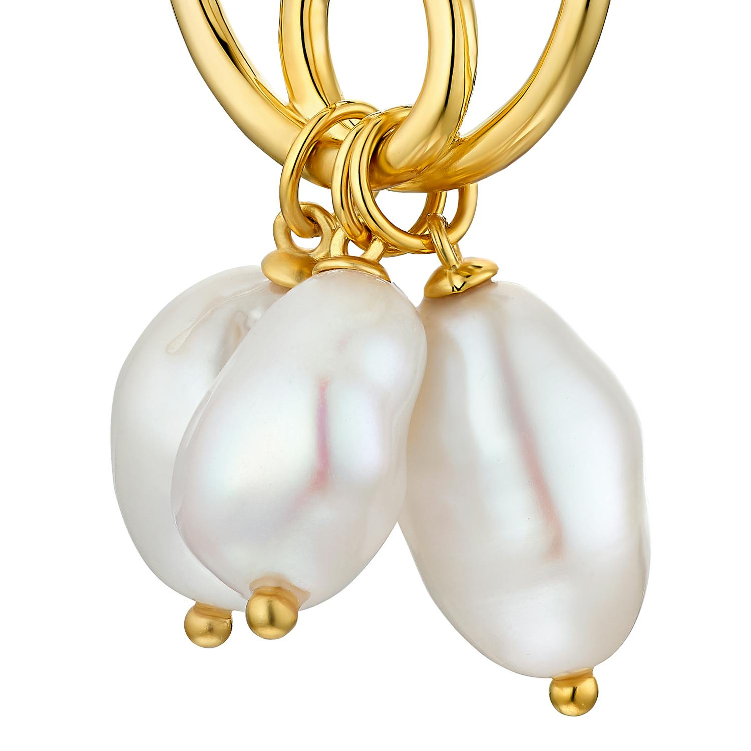 Irregular Pearl Creolen Irregular Pearl Creolen
