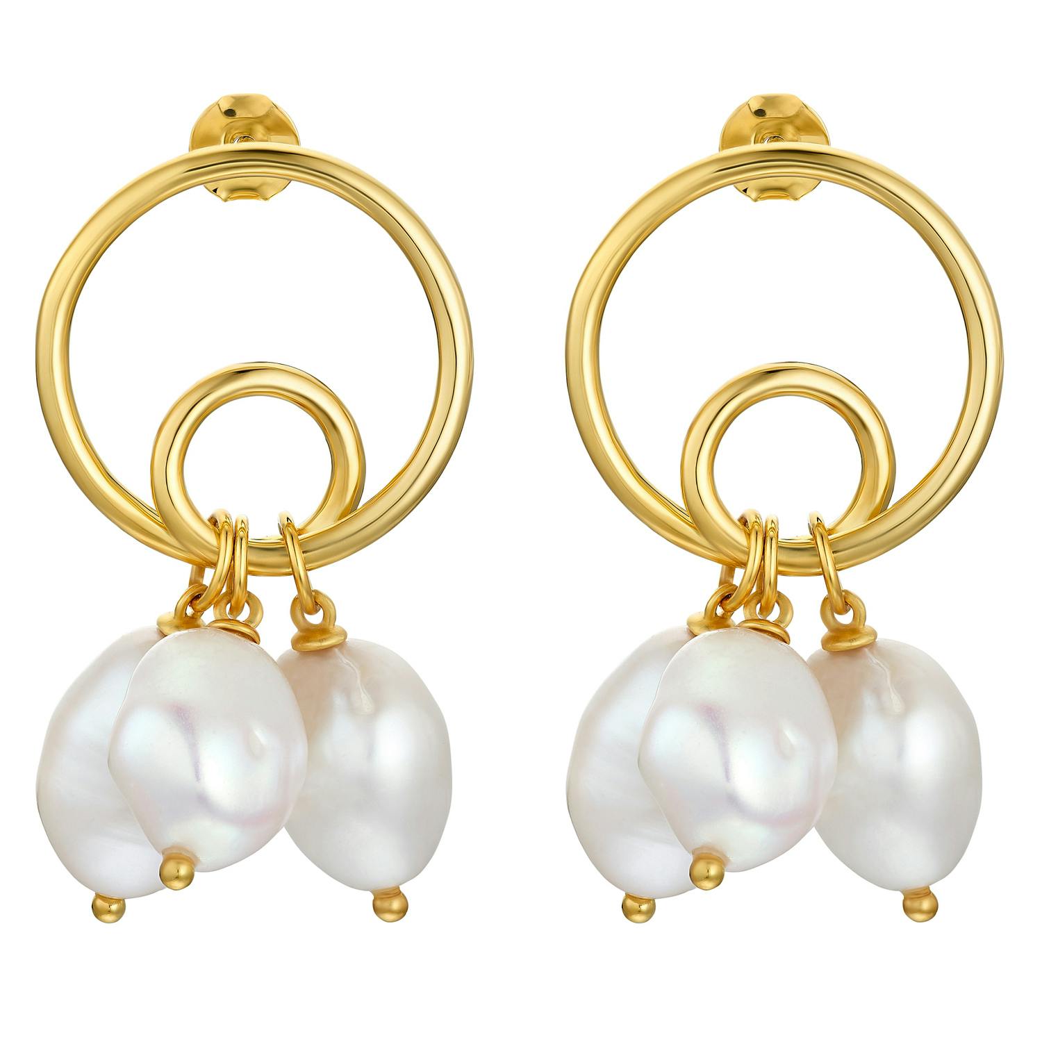 Irregular Pearl Creolen Irregular Pearl Creolen